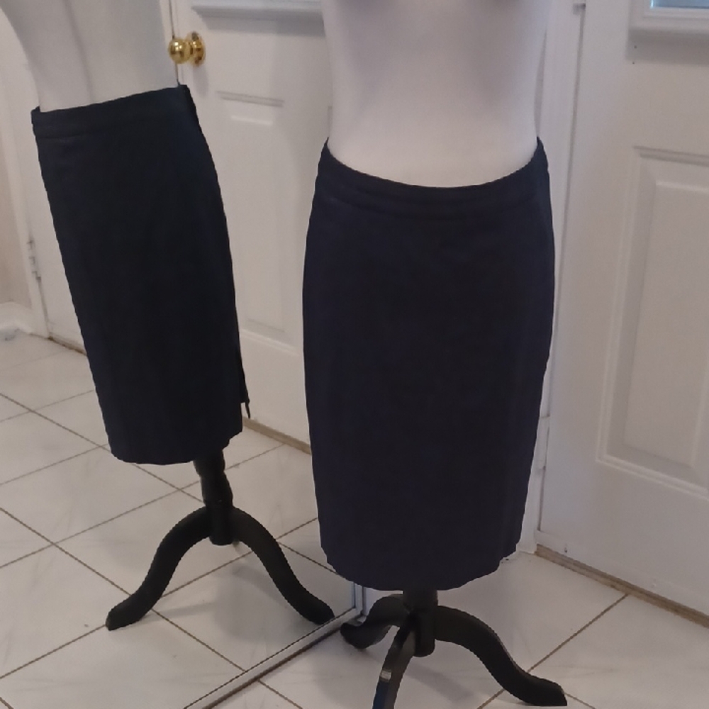 4/$80 RW&Co Blue Pencil Skirt - Size 4